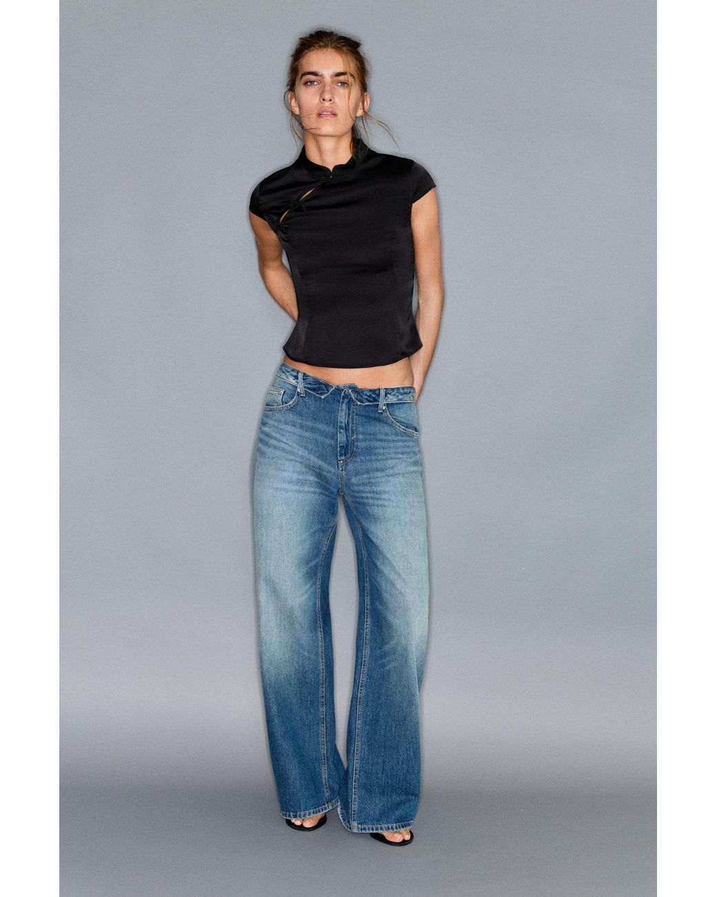 Pull&Bear Black Hemd