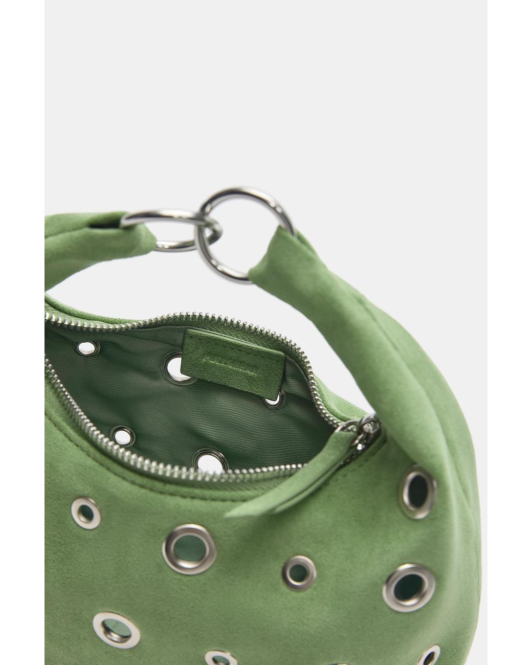Borsa Borchie di Pull&Bear in Green