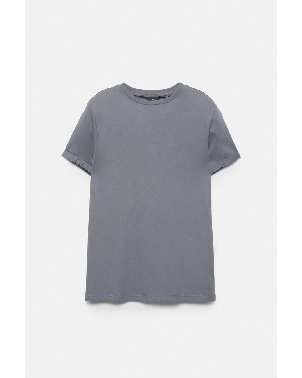 Pull&Bear Gray Muscle Fit T-Shirt for men