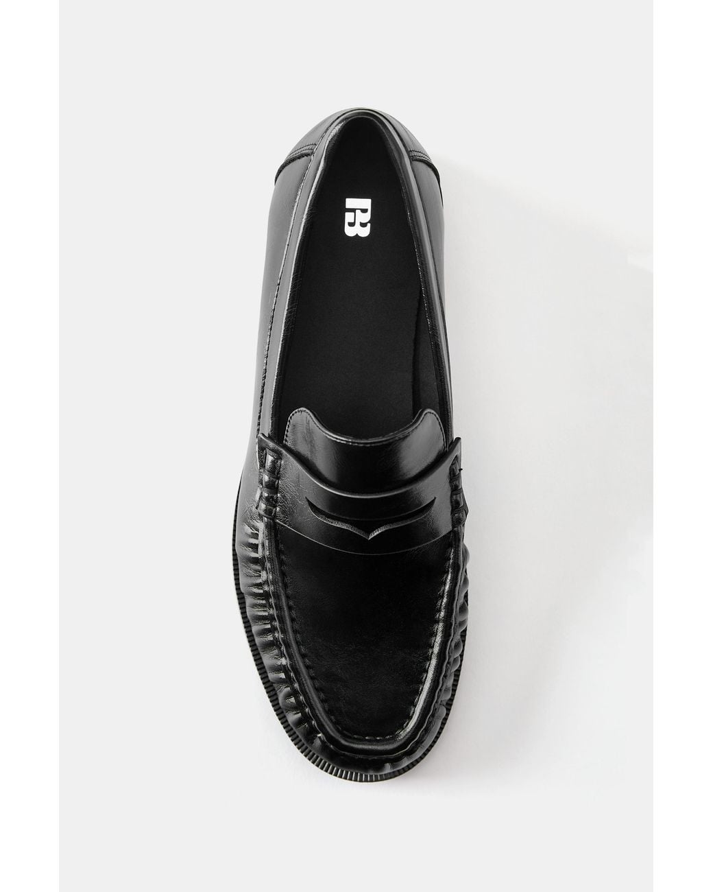 Mocassins Froncés Pull&Bear en coloris White