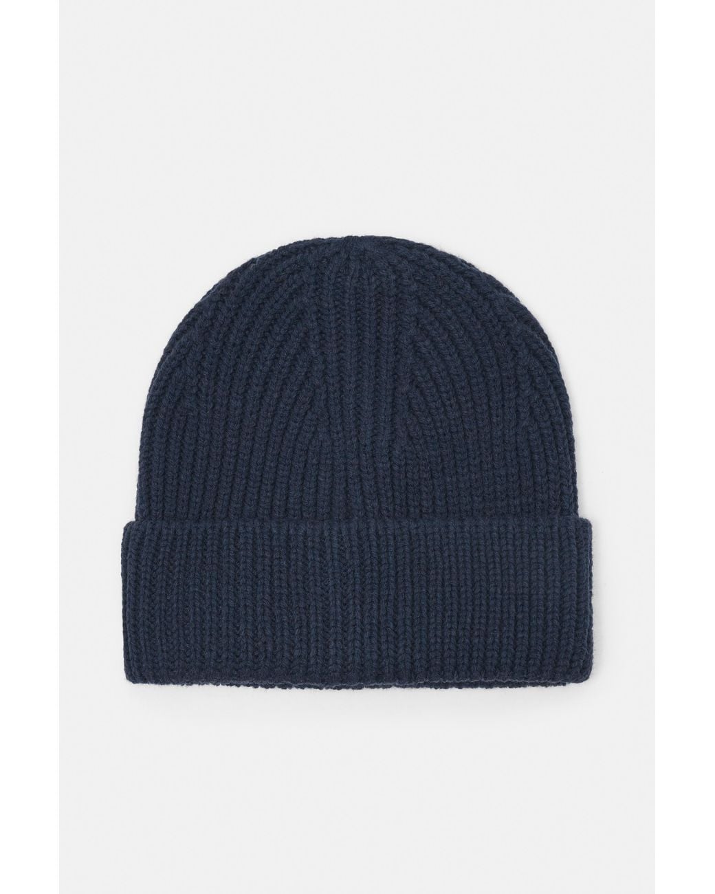 Pull&Bear Blue Chunky Knit Beanie for men
