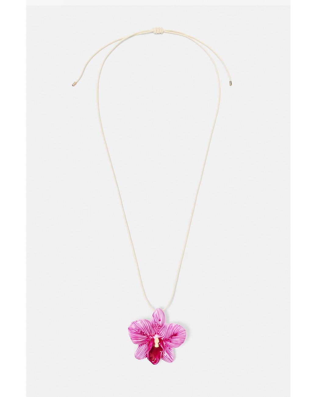 Pull&Bear Pink Floral Necklace