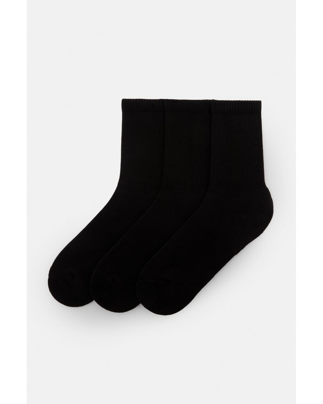 Pull&Bear Black Pack Of Long Socks for men