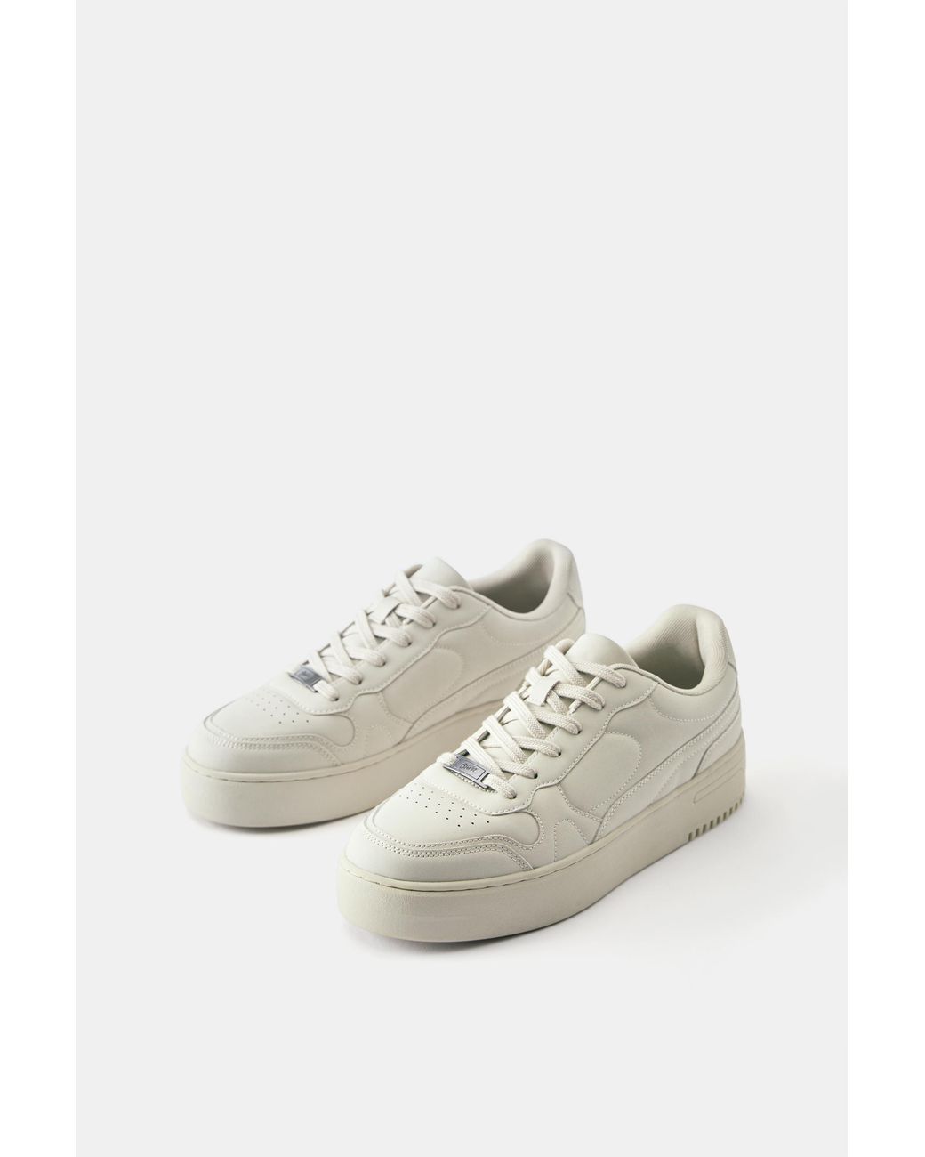Pull&Bear White Chunky Trainers for men