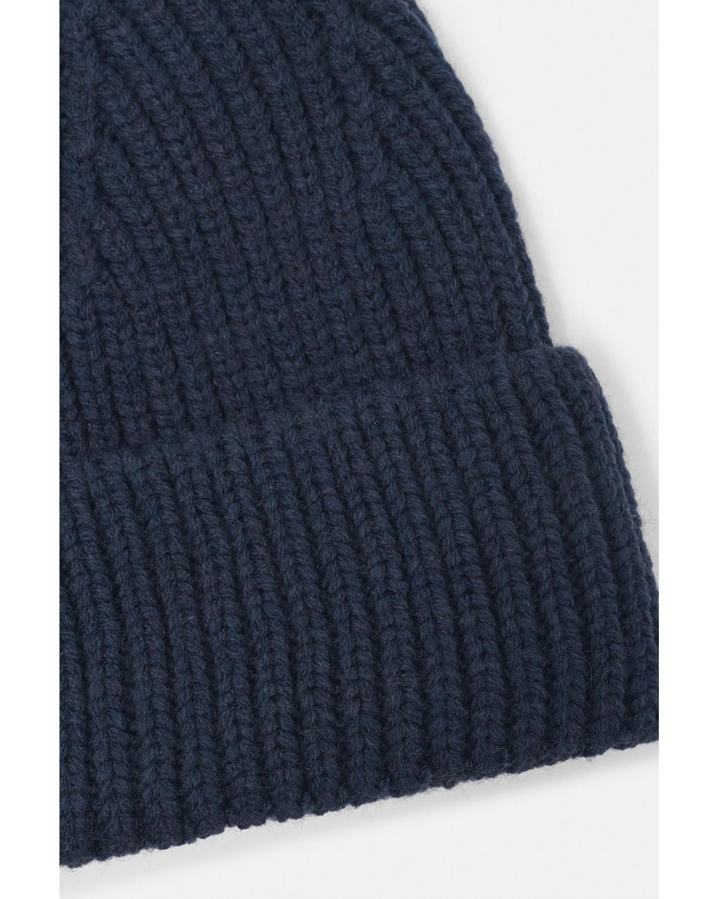 Pull&Bear Blue Chunky Knit Beanie for men