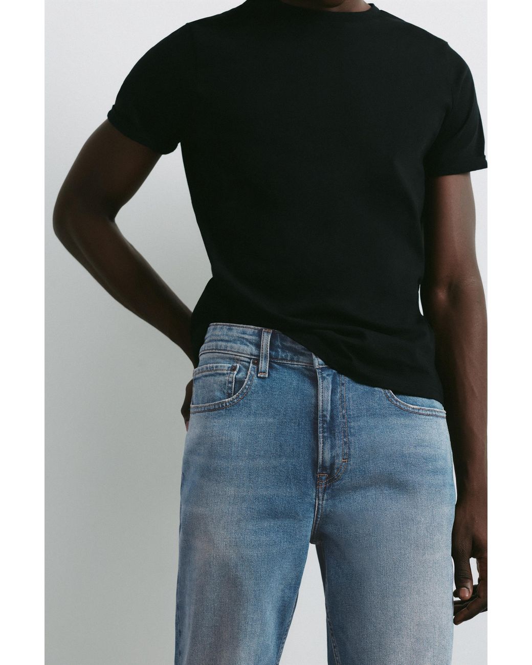 Jean Slim Pull&Bear pour homme en coloris Blue