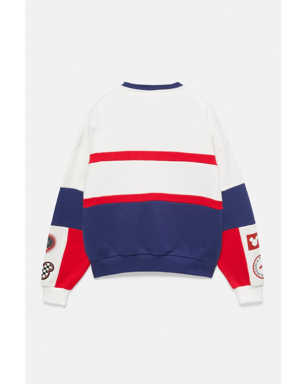 Pull&Bear Red Disney X F1 Panelled Sweatshirt