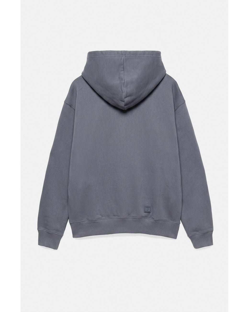 Pull&Bear Basic-Kapuzensweatshirt in Blue für Herren