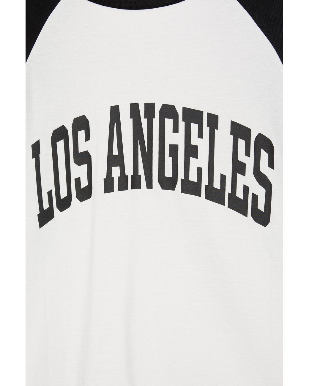 Pull&Bear Gray Los Angeles Raglan Sleeve T-Shirt