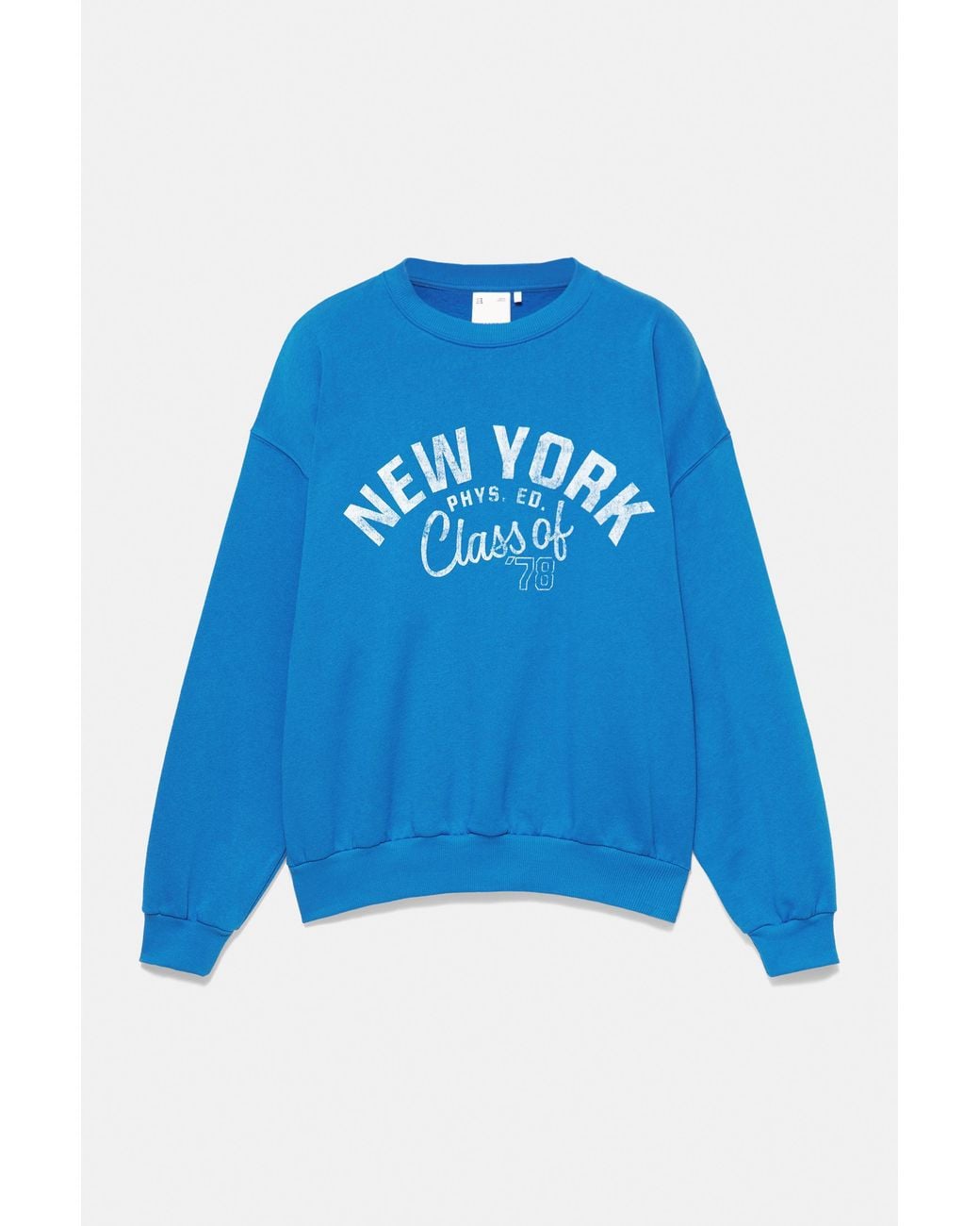 Pull&Bear Blue New York Sweatshirt