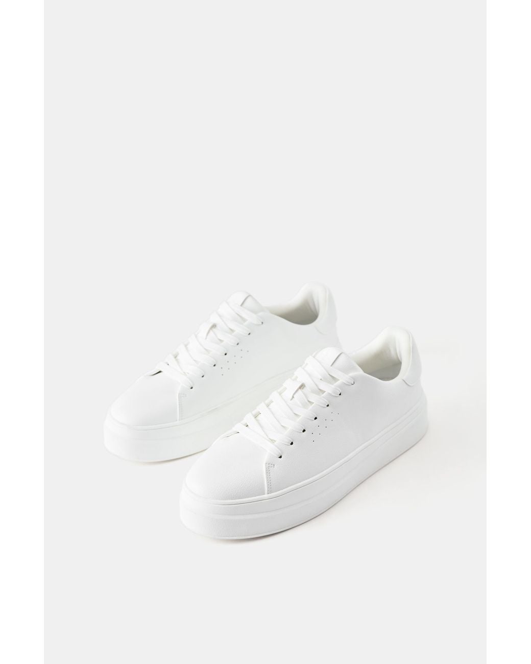 Pull&Bear White Casual Chunky Trainers for men