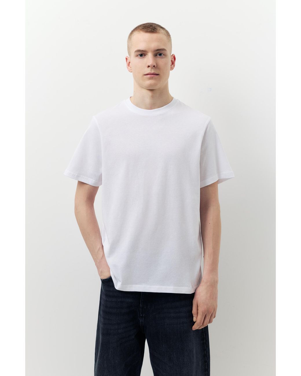 Pull&Bear 2-Pack Basic T-Shirts in het Blue voor heren
