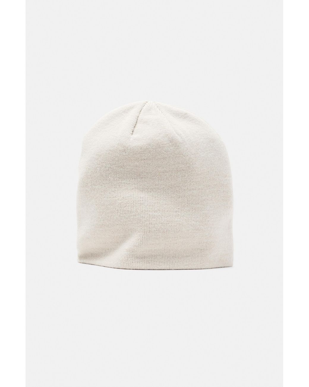 Pull&Bear Basic Beanie in het White voor heren