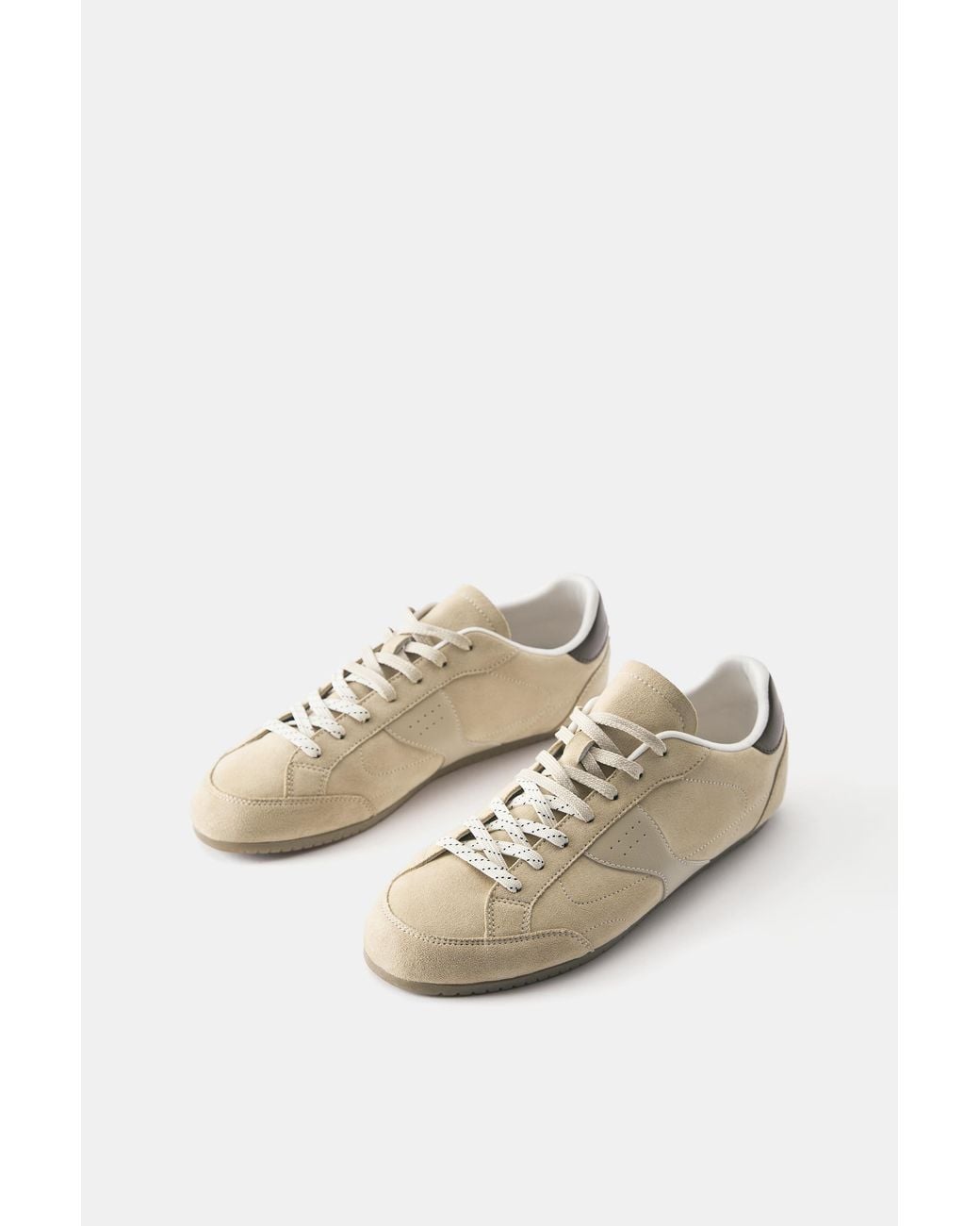 Pull&Bear Blue Slim Fit Trainers for men