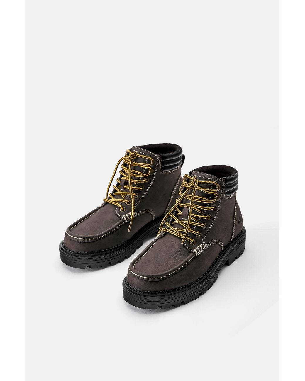 Pull&Bear Blue Dickies Lace-Up Boots for men