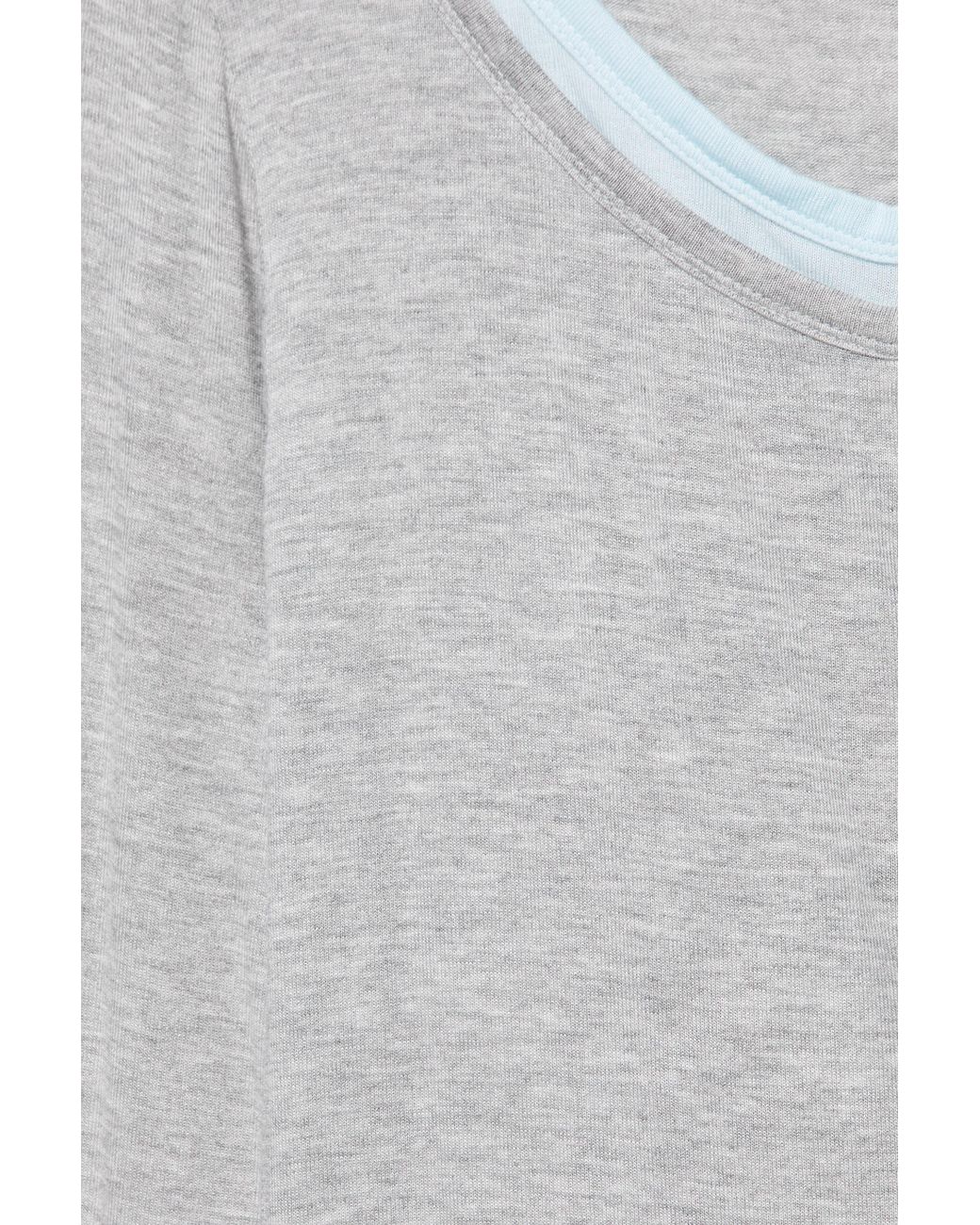 Pull&Bear Multicolor Button-Detail Double-Layer T-Shirt