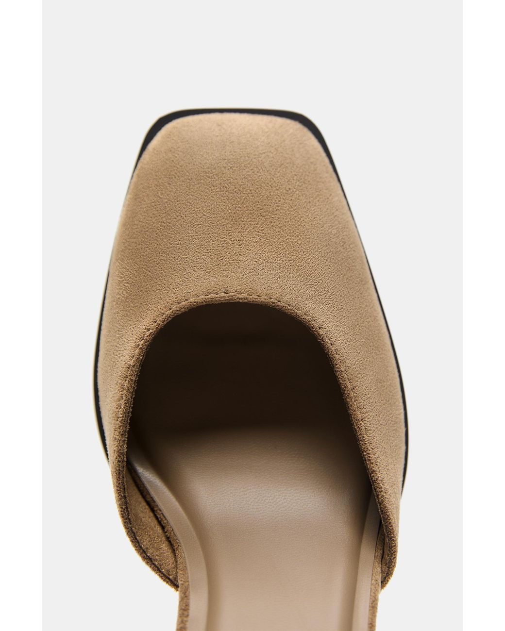 Pull&Bear White Block Heel Shoes