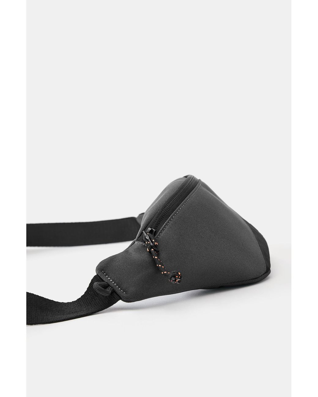 Pull&Bear Black Combined Stwd Belt Bag for men