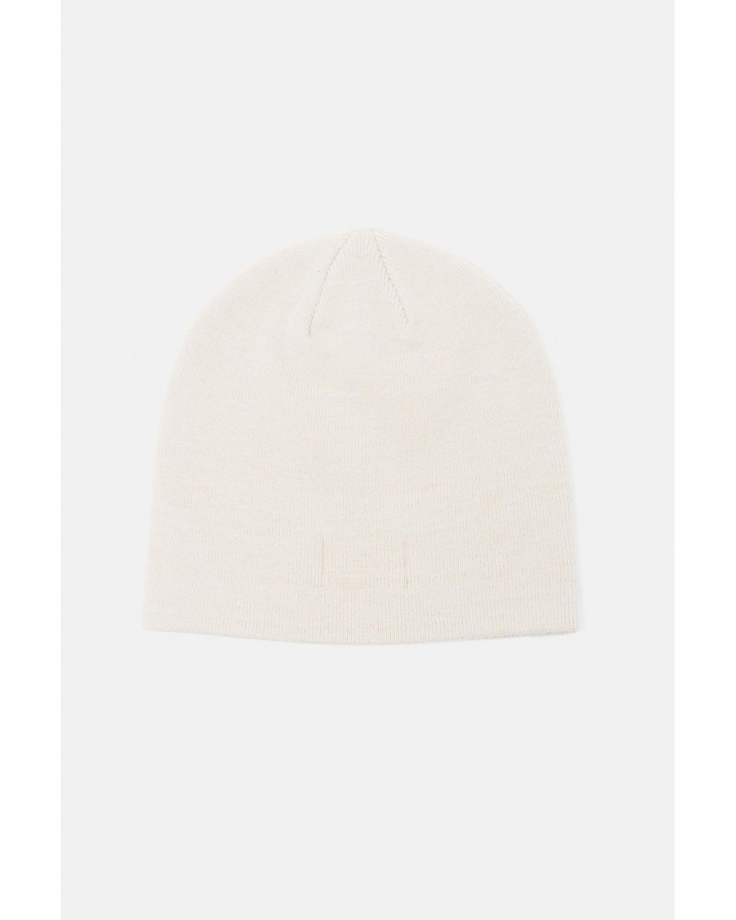 Pull&Bear Basic Beanie in het White voor heren
