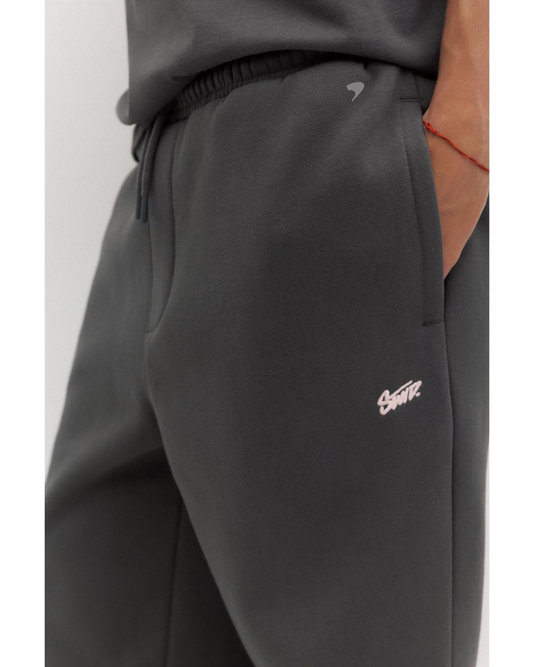 Pull&Bear Black Stwd Joggers for men