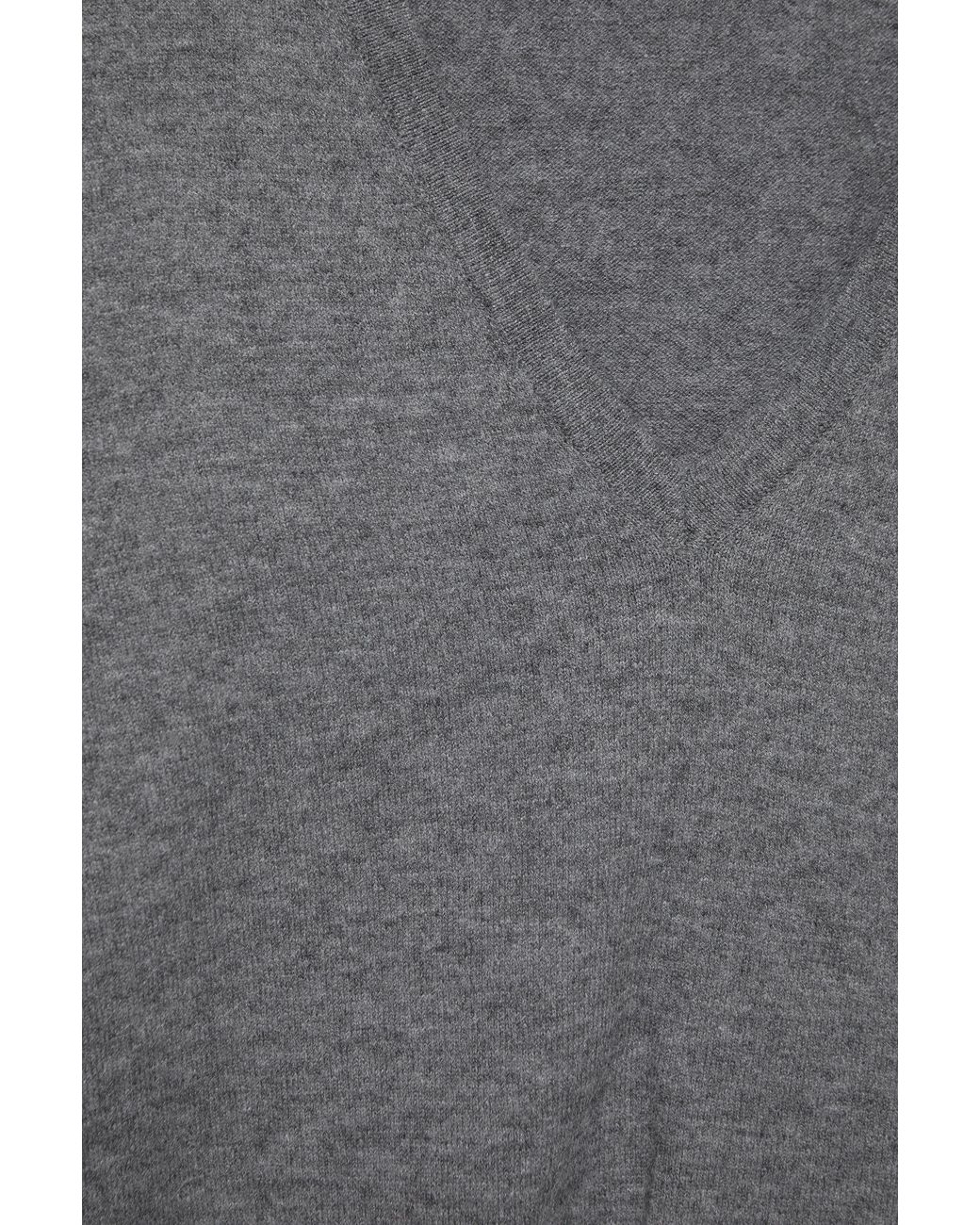Pull&Bear Basis Trui Met V-Hals in het Gray