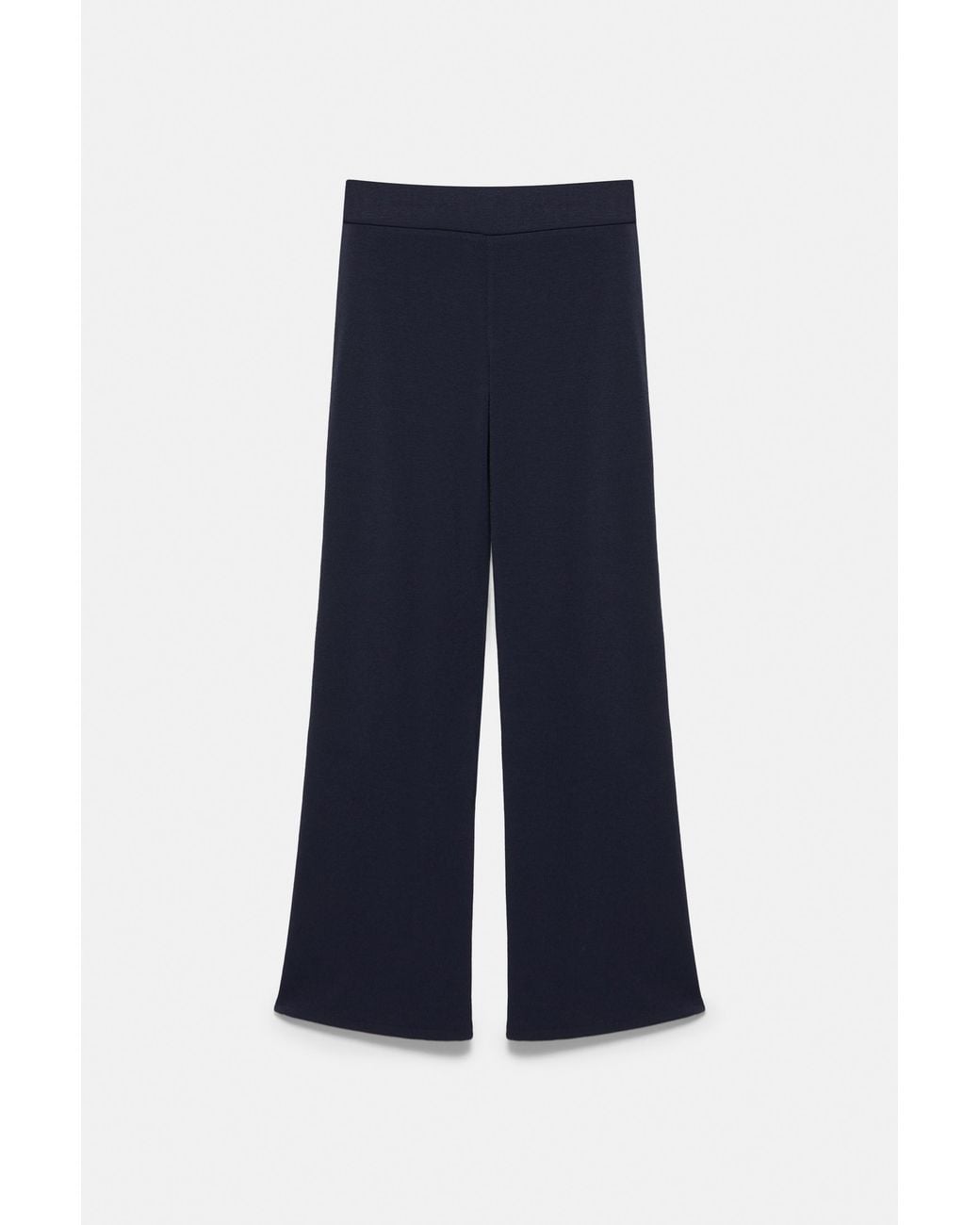 Pull&Bear Flared Broek Soft Touch in het Gray