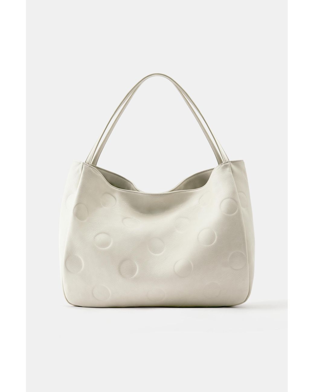 Pull&Bear Red Shoppertasche Mit Tupfen
