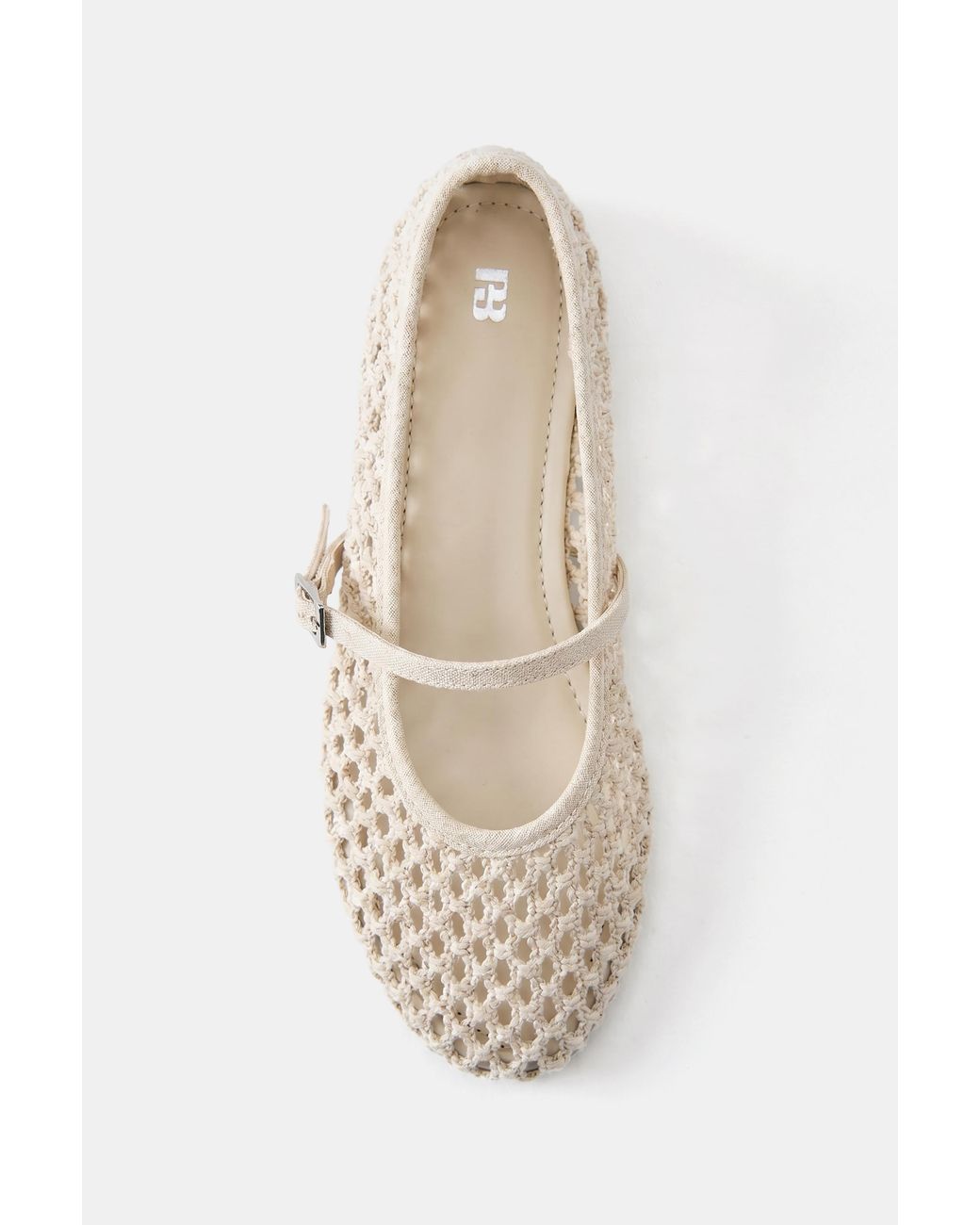 Pull&Bear Multicolor Ballerinas Im Häkel-Look