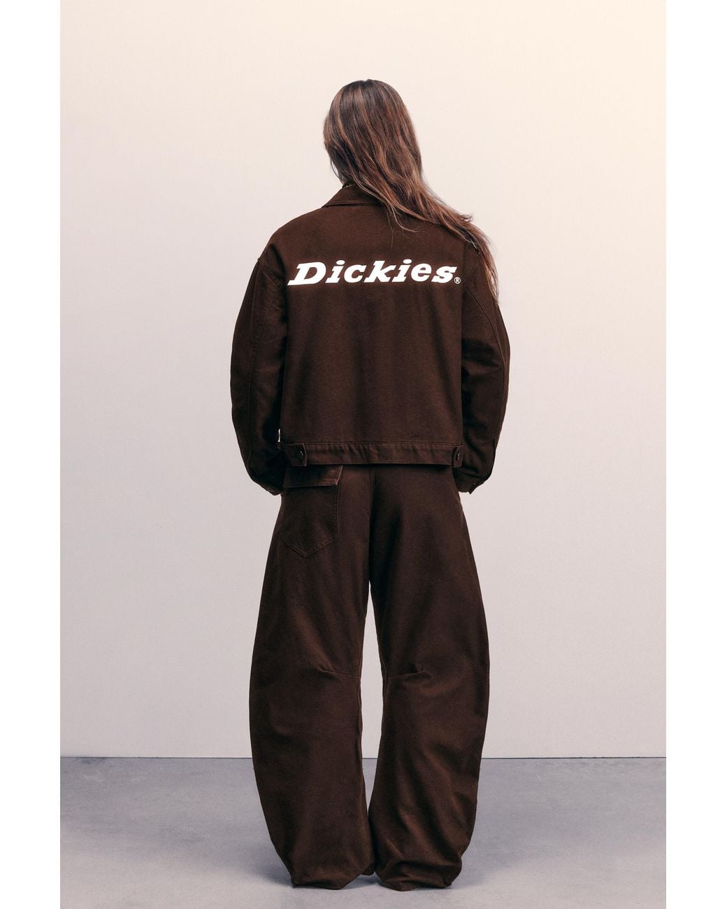 Pull&Bear Blue Dickies Barrel Chino Trousers