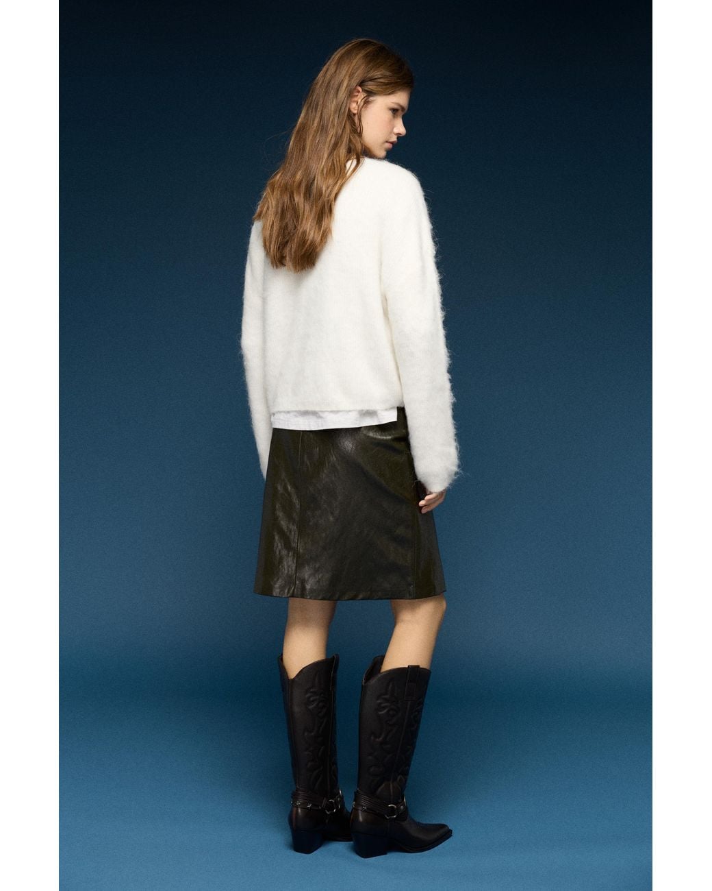 Pull&Bear Blue Soft-Touch Knit Jumper