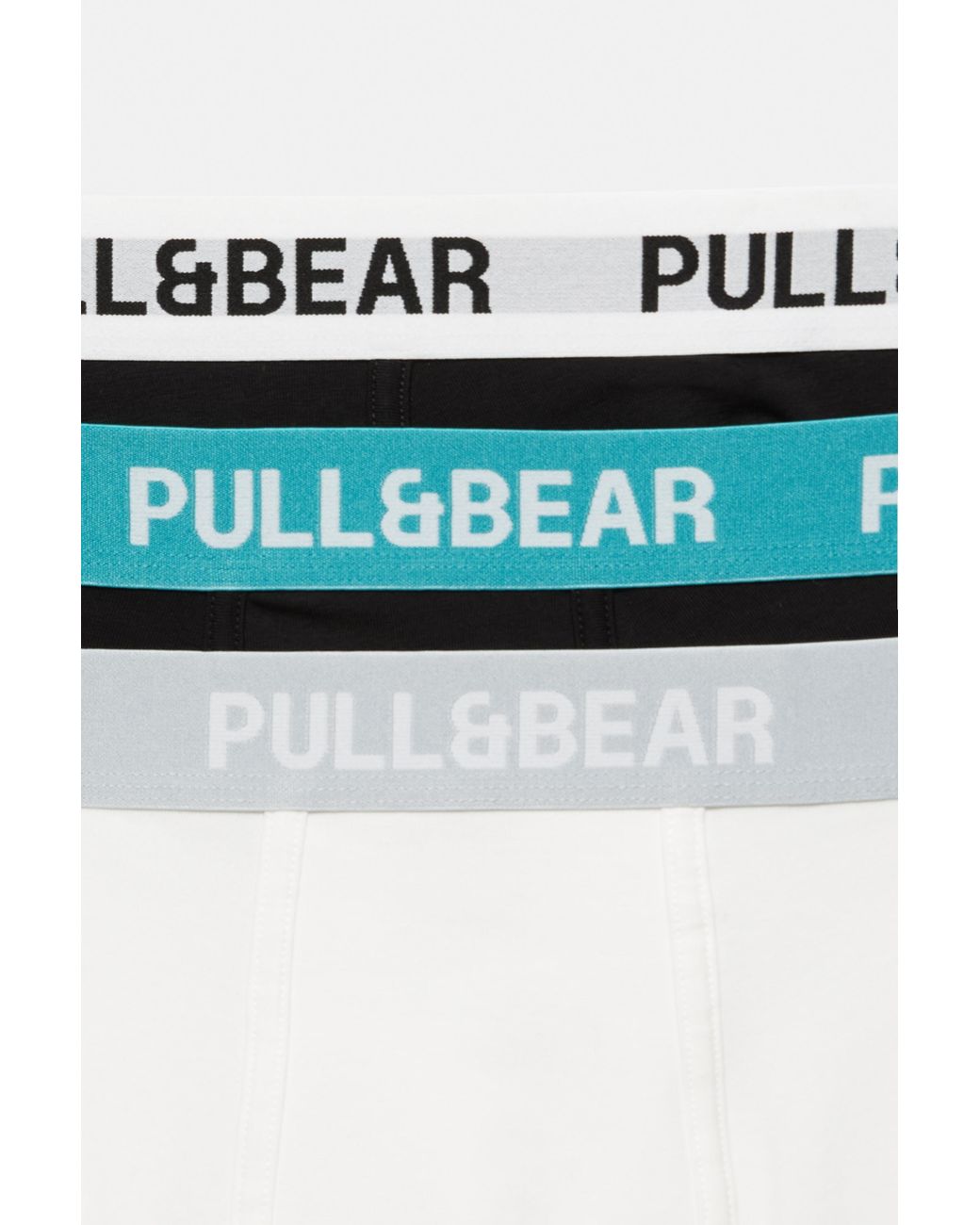 Pull&Bear 3-Pack Boxershorts in het White voor heren