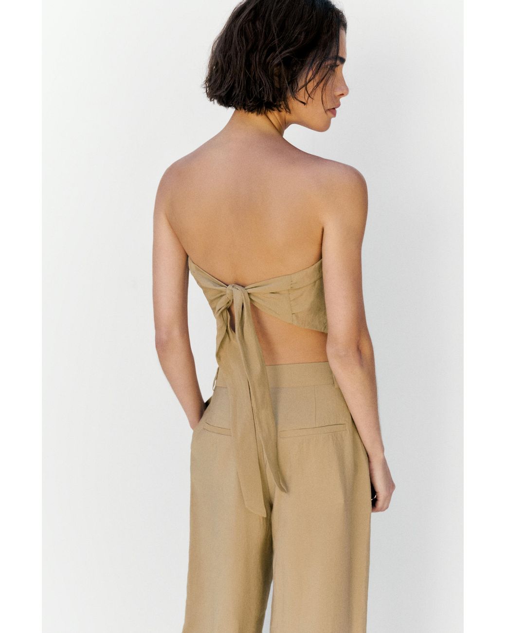 Pull&Bear Brown Bandana Top