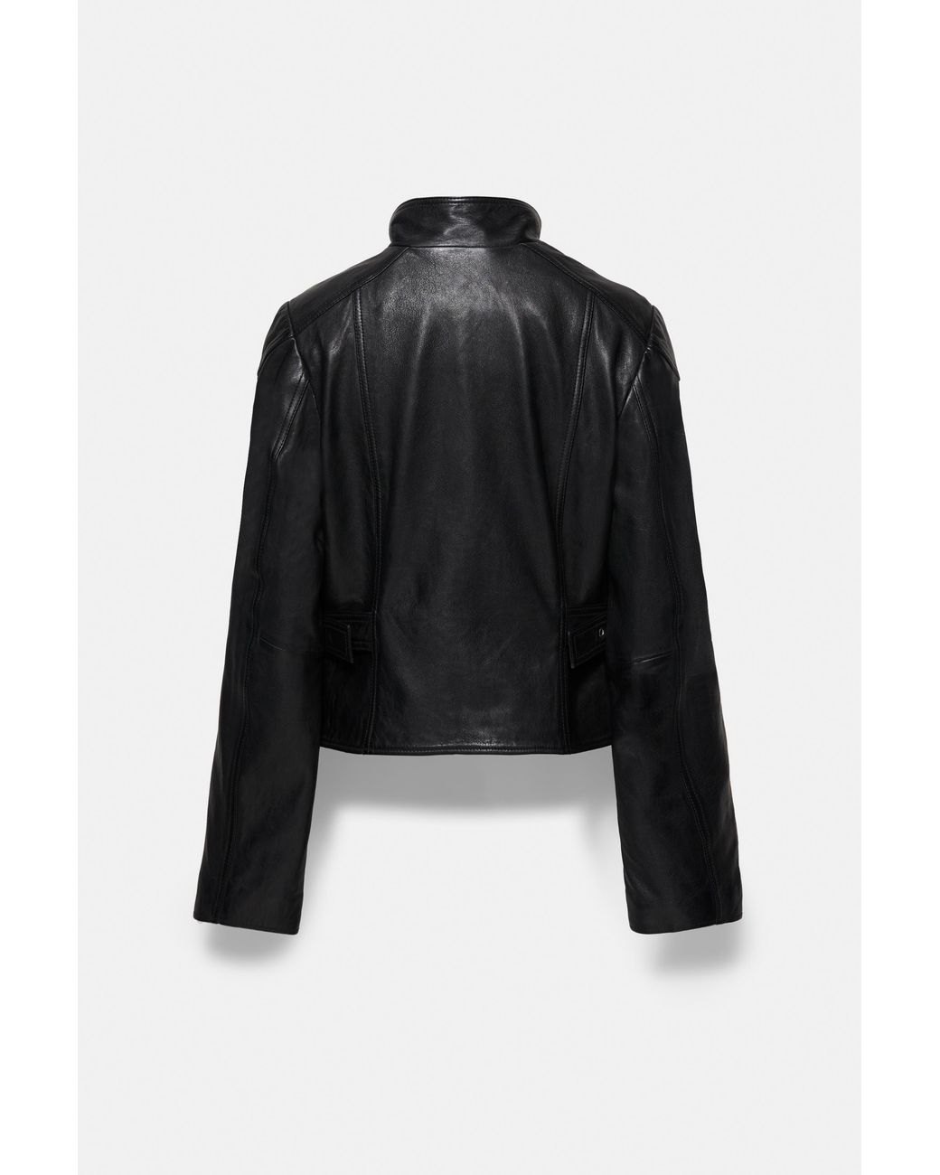 Pull&Bear Black 100% Sheepskin Jacket