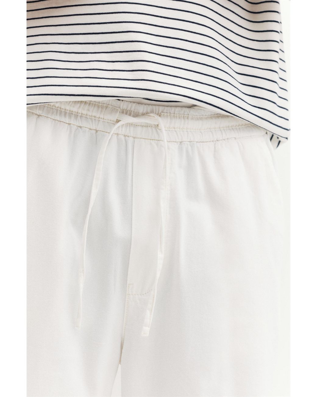 Pull&Bear Joggerhose Aus Denim in White für Herren