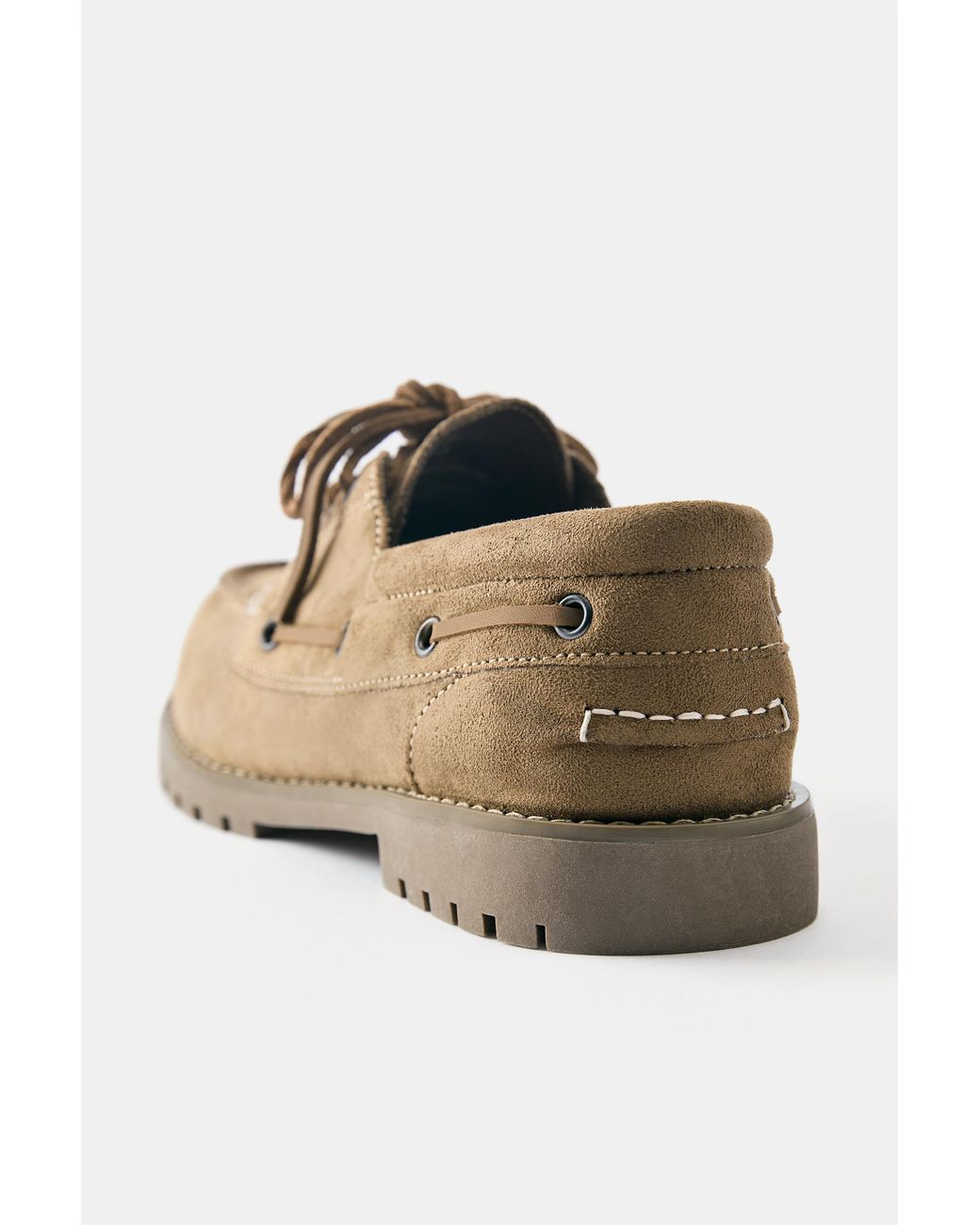 Pull&Bear Gray Boat Shoes for men