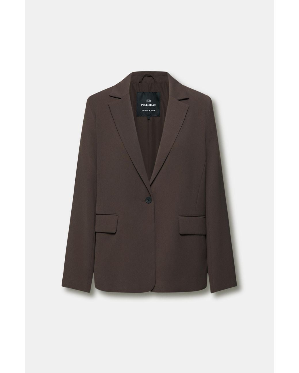 Pull&Bear Brown Basic Blazer