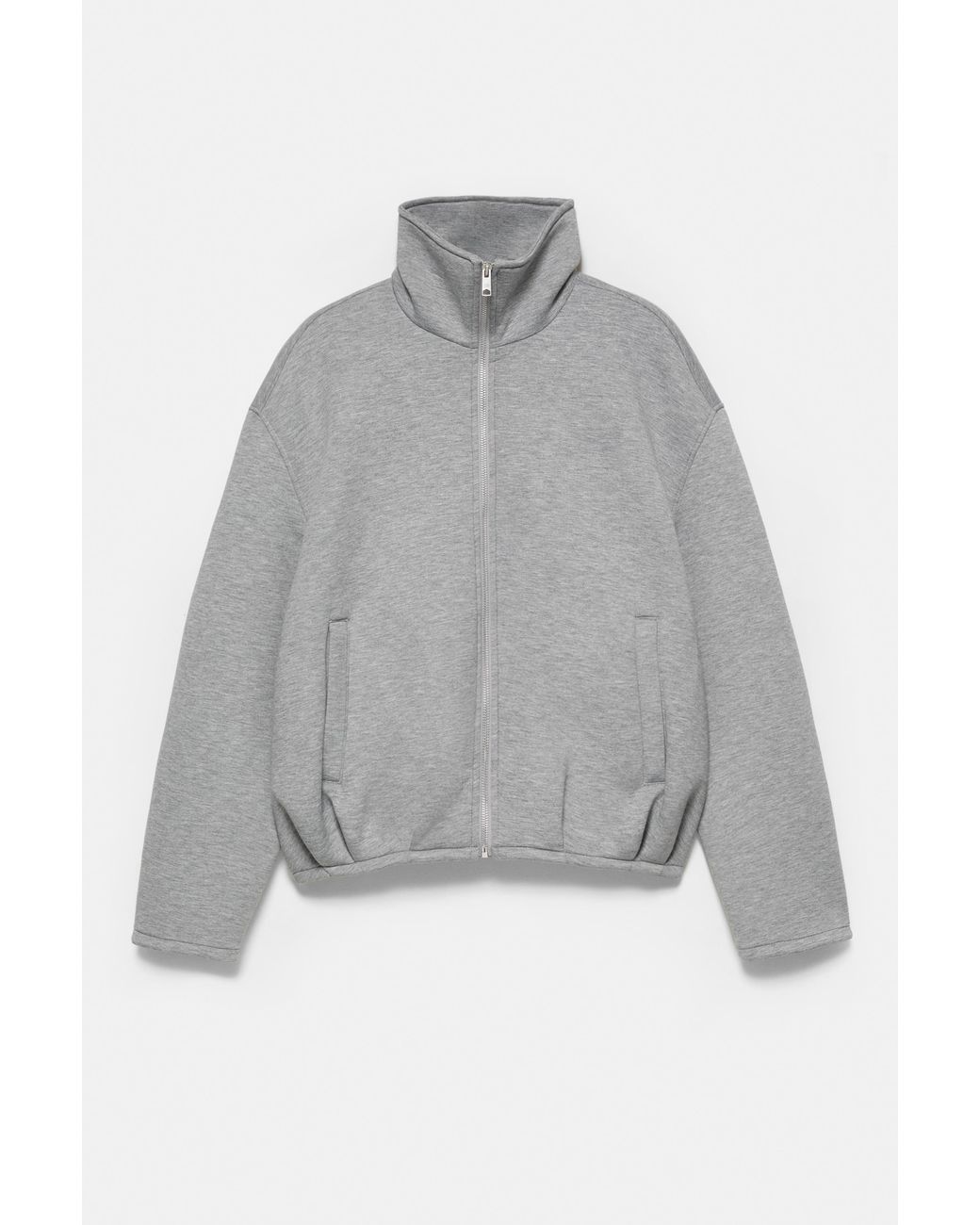 Pull&Bear Blousonjacke Aus Neopren in Gray für Herren