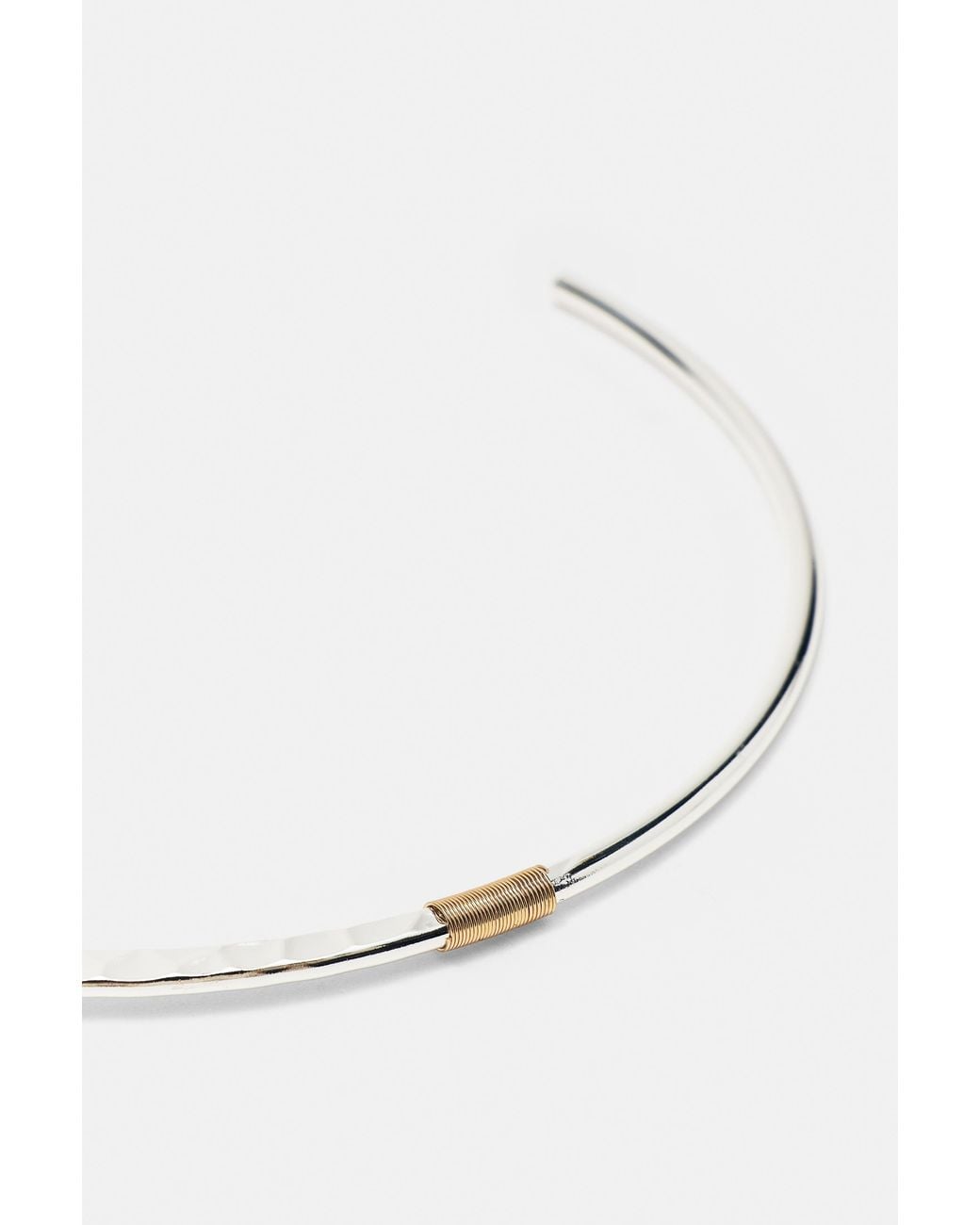 Pull&Bear Blue Contrast Choker Necklace