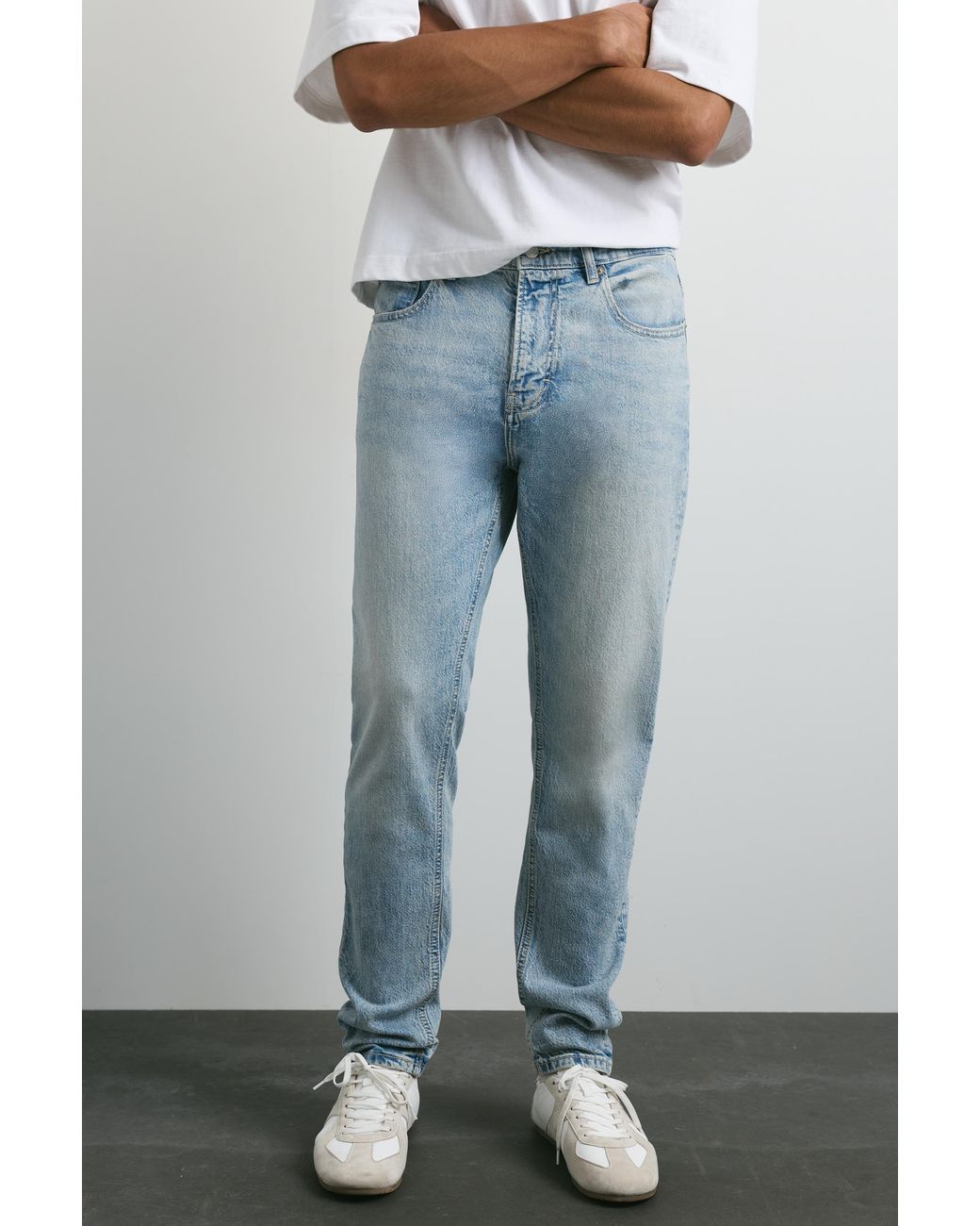 Pull&Bear Slim Jeans in het Blue voor heren