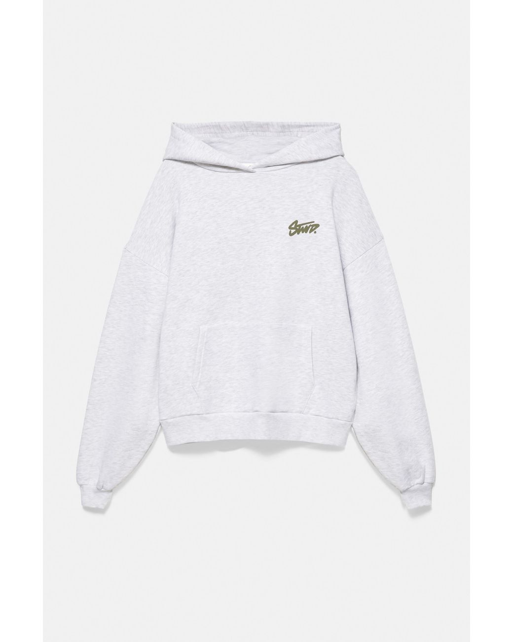 Pull&Bear White Stwd 91 Hoodie