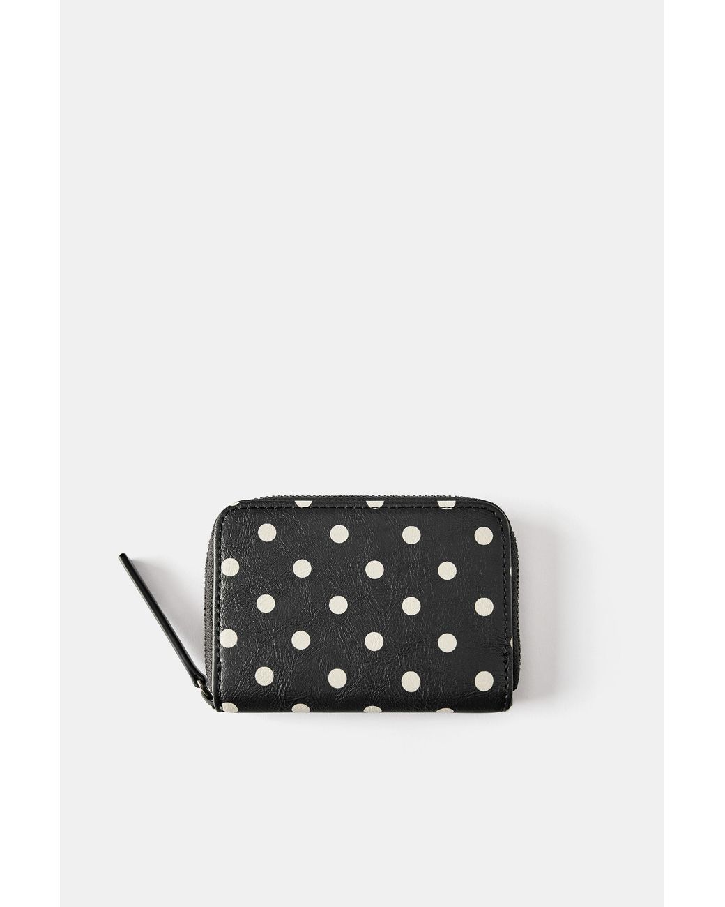 Pull&Bear Black Polka Dot Purse