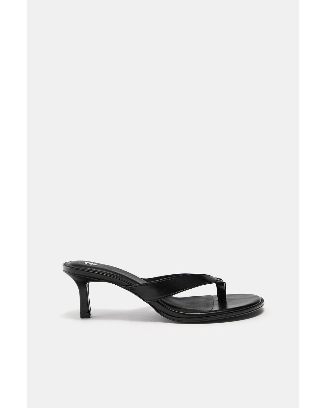 Sandales À Talon Pull&Bear en coloris Black