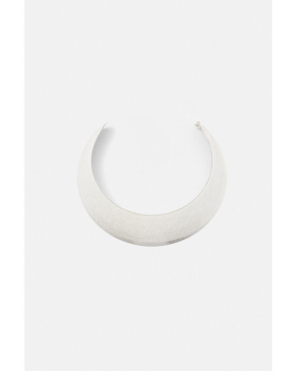 Pull&Bear Metallic Wide Smooth Choker Necklace