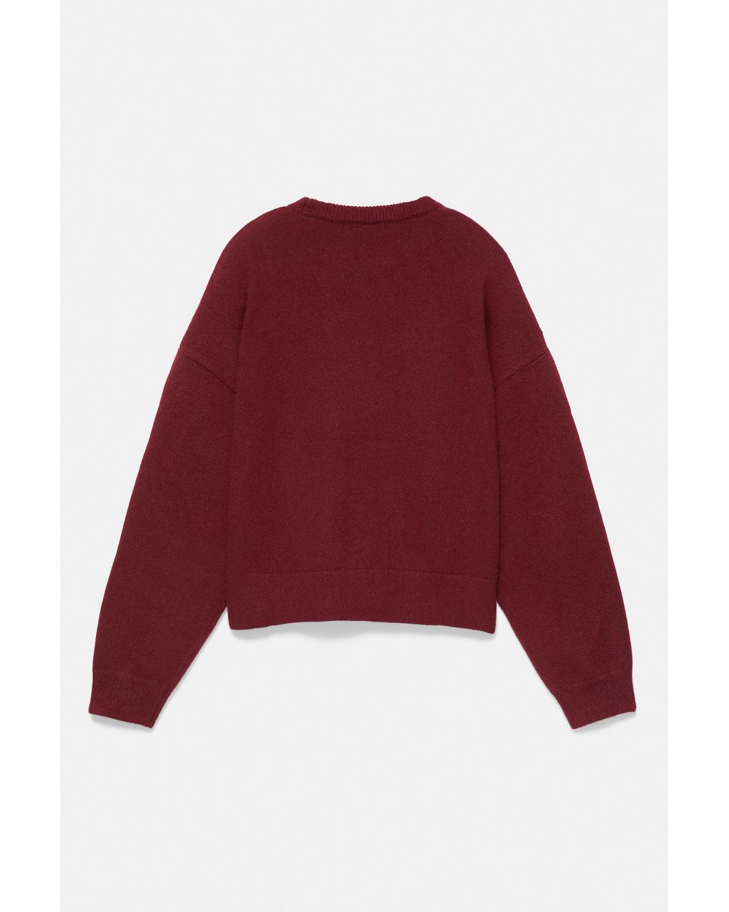 Pull Boxy En Maille Soft Pull&Bear en coloris Red