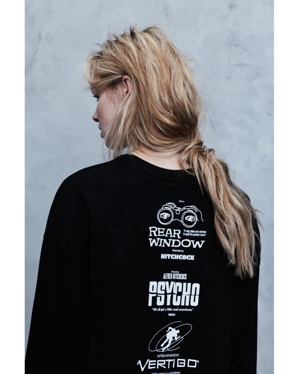 Pull&Bear Blue Alfred Hitchcock Regular Fit T-Shirt