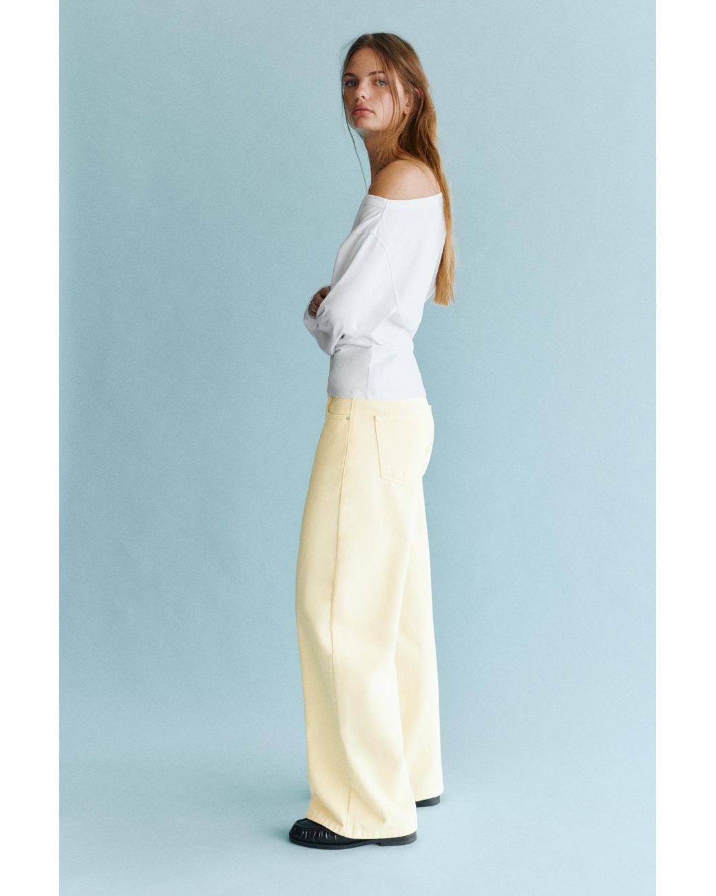 Pull&Bear Multicolor Low-Rise Baggy Jeans