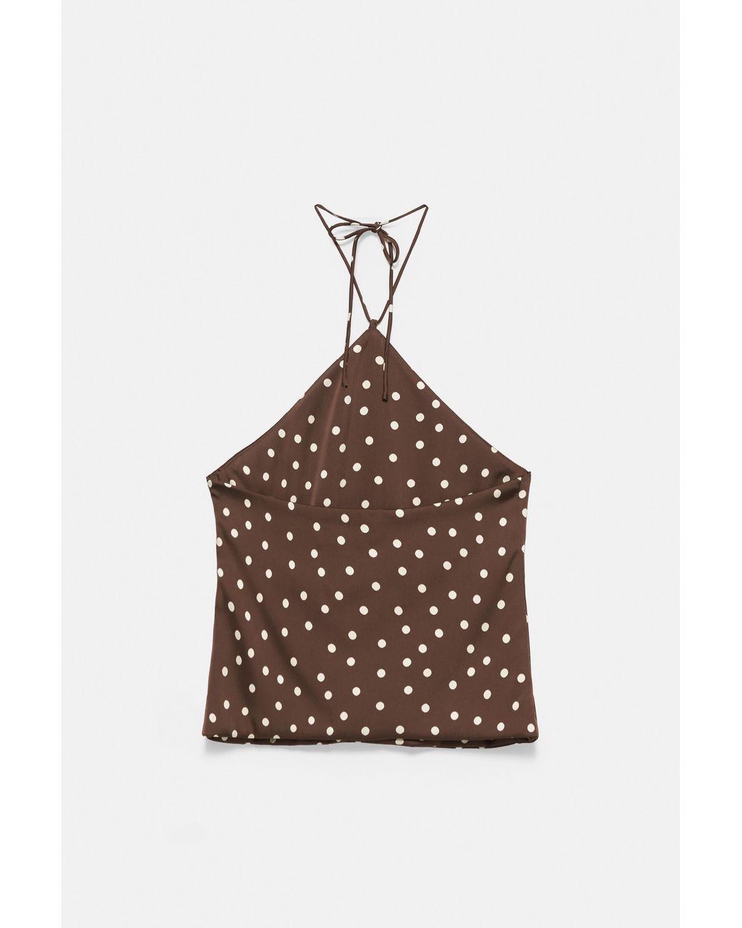 Top Halter Satinato di Pull&Bear in Multicolor