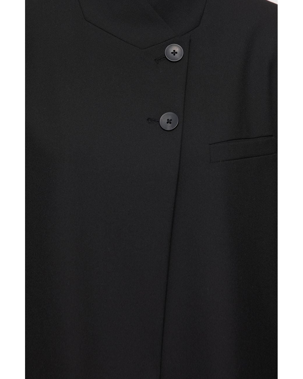 Blazer Nera A Doppiopetto di Pull&Bear in Black