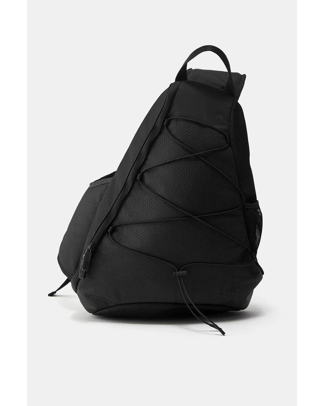 Pull&Bear Black Stwd Technical Backpack for men