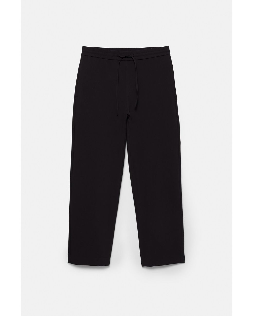 Pull&Bear Black Tailored Joggers for men